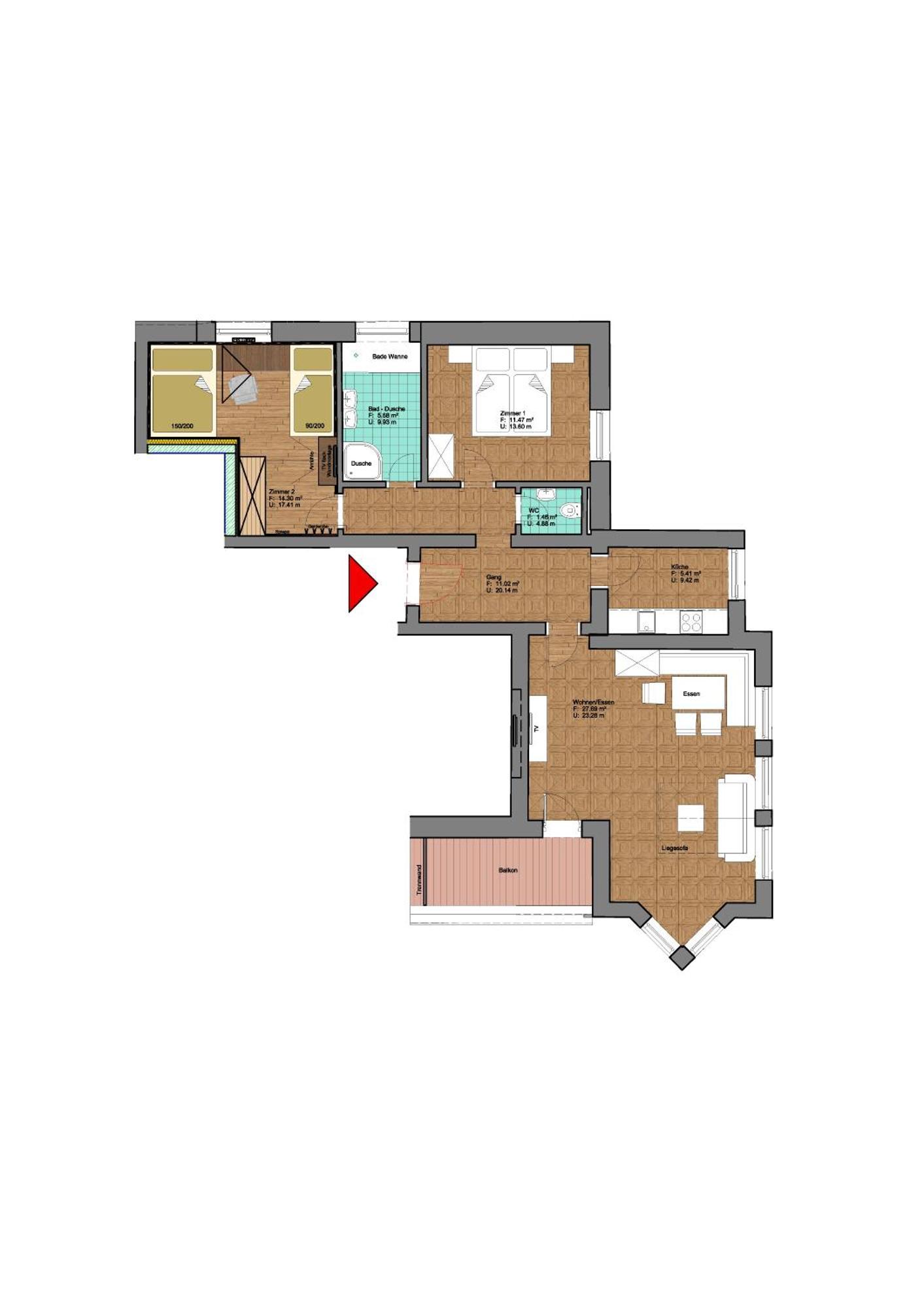 מאוראך Appartements Rofan מראה חיצוני תמונה