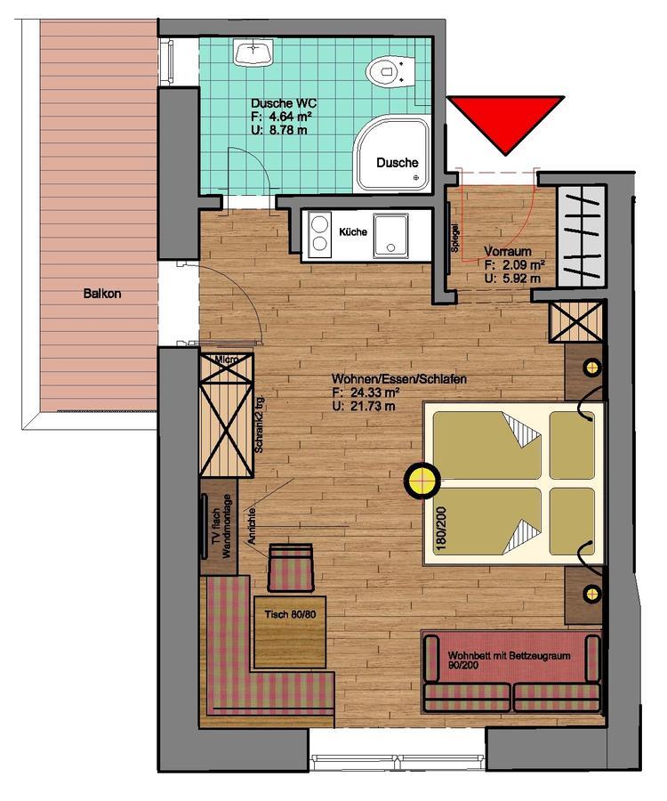 מאוראך Appartements Rofan מראה חיצוני תמונה